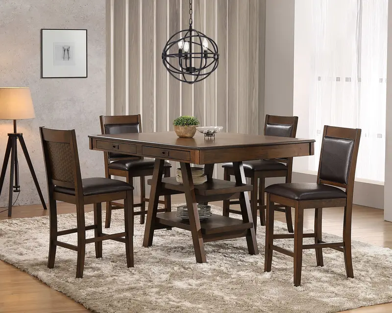 Dewey Counter-Height Dining Table and Chair Set
