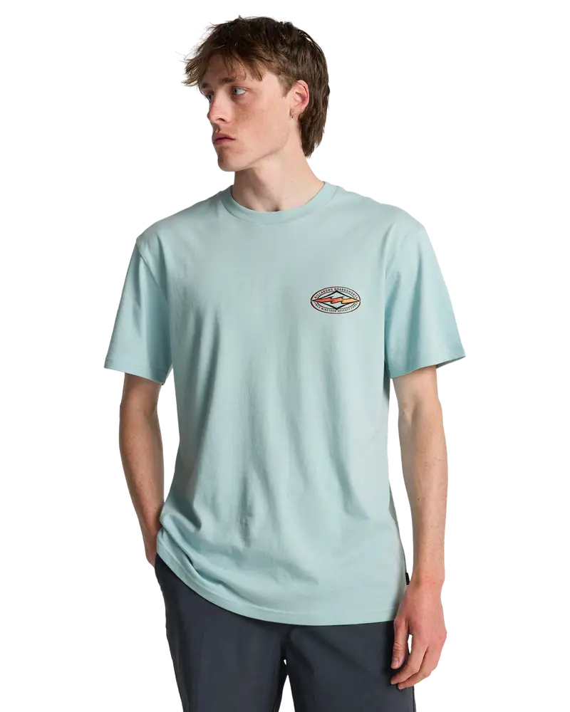 Diamond Vision Graphic T-Shirt in Dusty Blue
