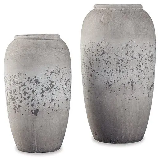 Dimitra Ceramic Vase Pair – Modern Decorative Set of 2