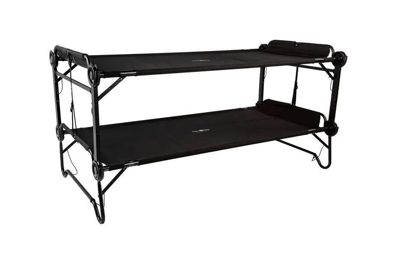 Disc-O-Bed 2XL Black Portable Cot System