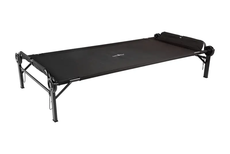 Disc-O-Bed 2XL Single Black Portable Cot