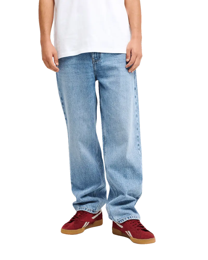Double Stone Used Relaxed Fit Denim Jeans