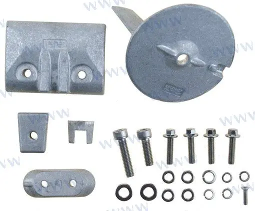 Dual-Brand Aluminum Anode Kit – Fits Mercruiser and Yamaha 40–50 AL Engines | RECMAR