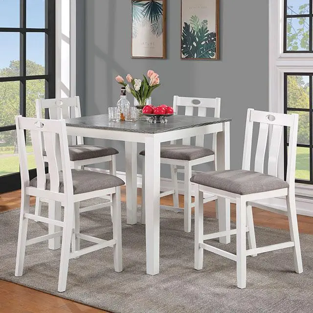 Dunseith 5-Piece Counter-Height Dining Set