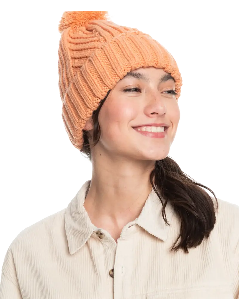 Dusty Coral Cosy Sundown Knit Beanie