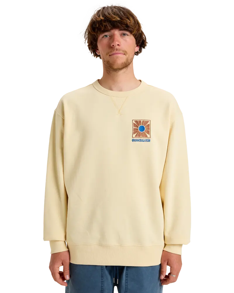 Dusun Relaxed-Fit Crew Sweatshirt – Summer Melon