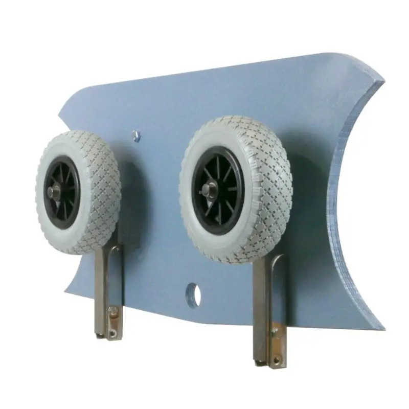 EasyFlip Stainless Steel Dinghy Launching Wheels – Puncture-Proof, 200kg Load Capacity, Foldable Design