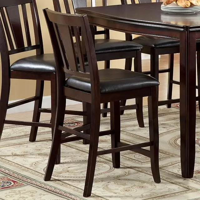 Edgewood II Espresso Counter-Height Dining Chair – Set of Two