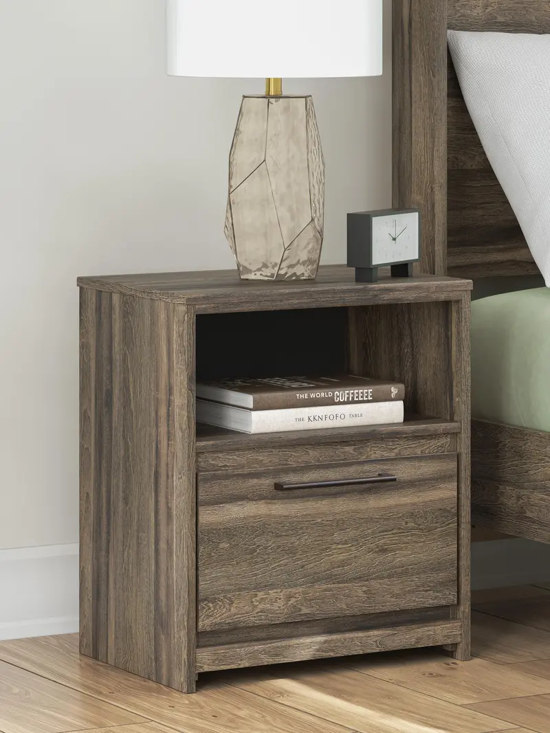 Elbrim Minimalist Nightstand with Drawer