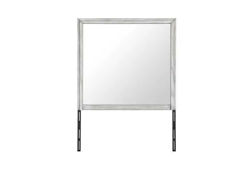 Elise Grey Rectangular Wall Mirror
