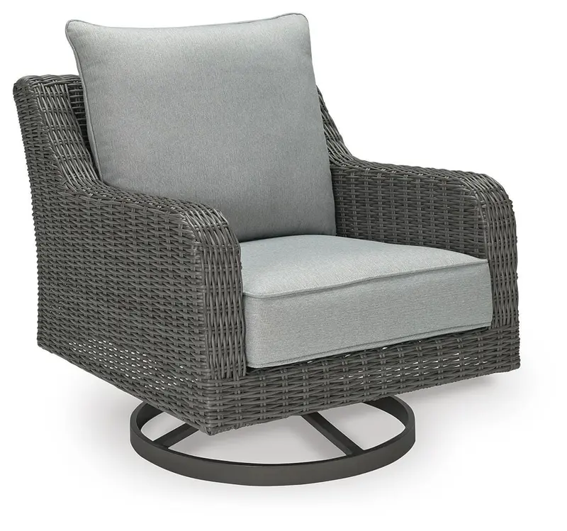 Elite Park All-Weather Swivel Lounge Chair with Cushions