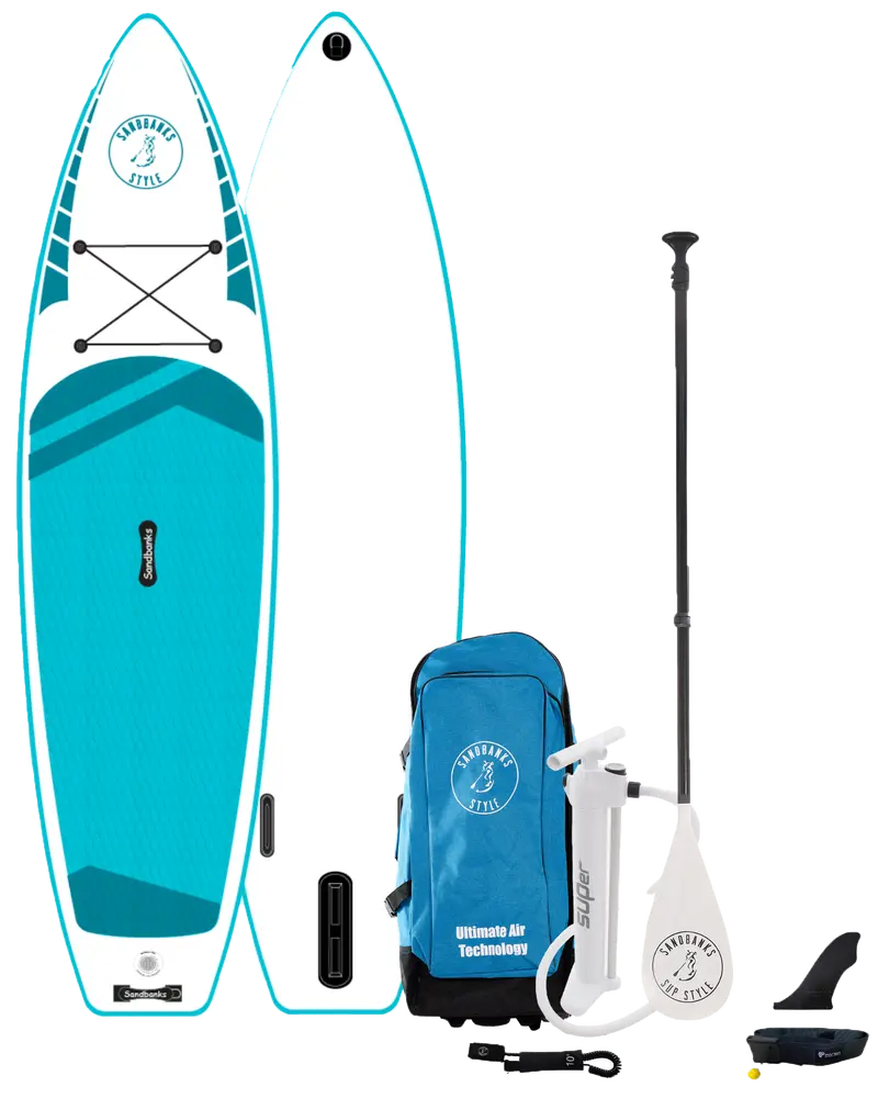 Elite Pro Sport 10’10” Inflatable SUP – Turquoise