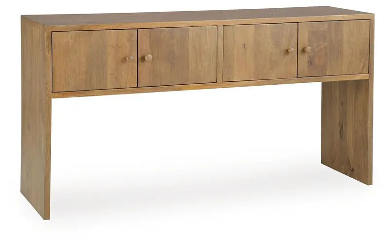 Ella Grove Slim Wood Console Table