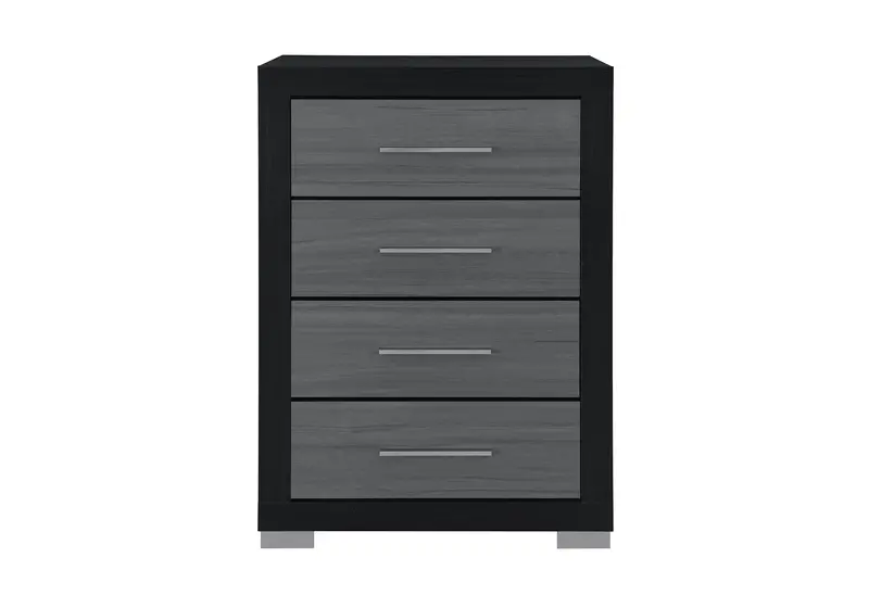 Emma Black/Grey Tall Chest of Drawers