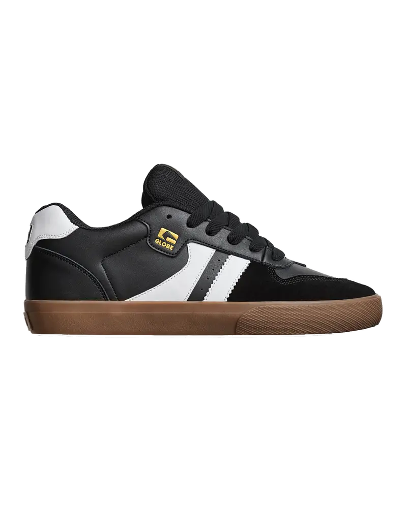 Encore 2 Casual Sneakers – Black, White & Tobacco Blend