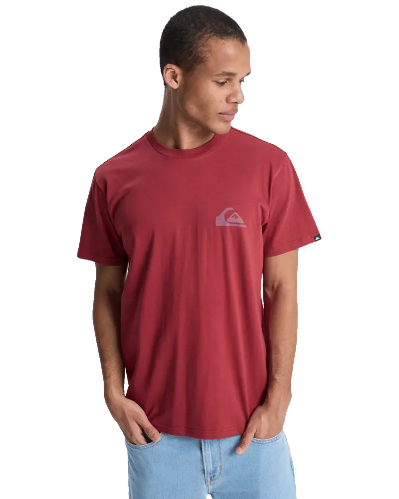 EV Mini Logo Burnt Russet Cotton T-Shirt