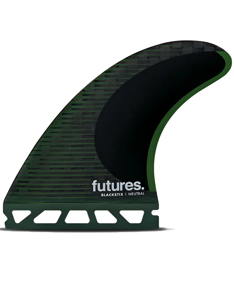 F8 Blackstix Green Surf Fin