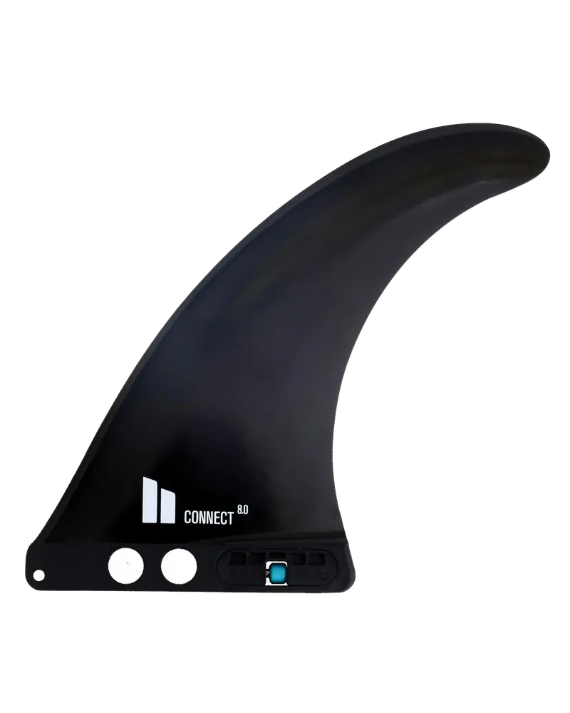 FCS II Connect GF 8-Inch Longboard Fin – Matte Black Design