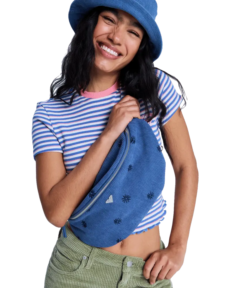 Feeling Embroidered Dutch Blue Waist Bag