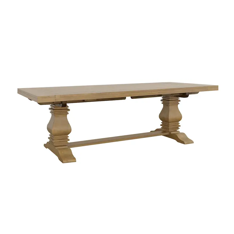 Florence Expandable Dining Table – Leaf-Extension for 4 to 8 Guests