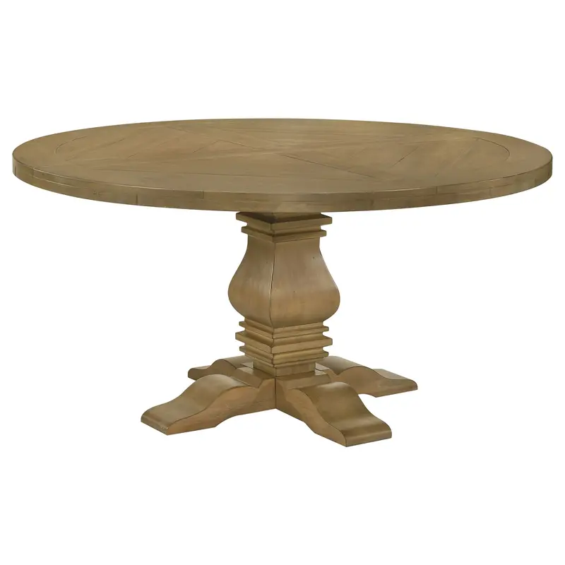 Florence Solid Wood Dining Table – Extendable Oval Design