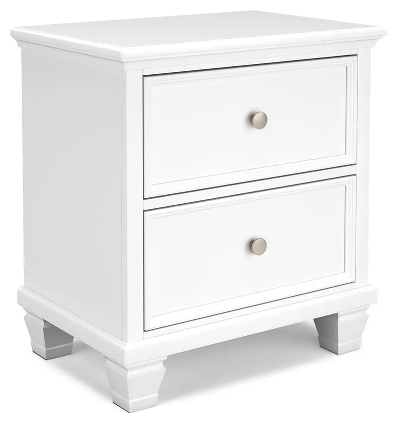 Fortman Wooden Nightstand with Drawer