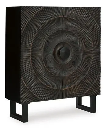 Fosterman Storage Accent Cabinet – Slim Freestanding Display Cabinet