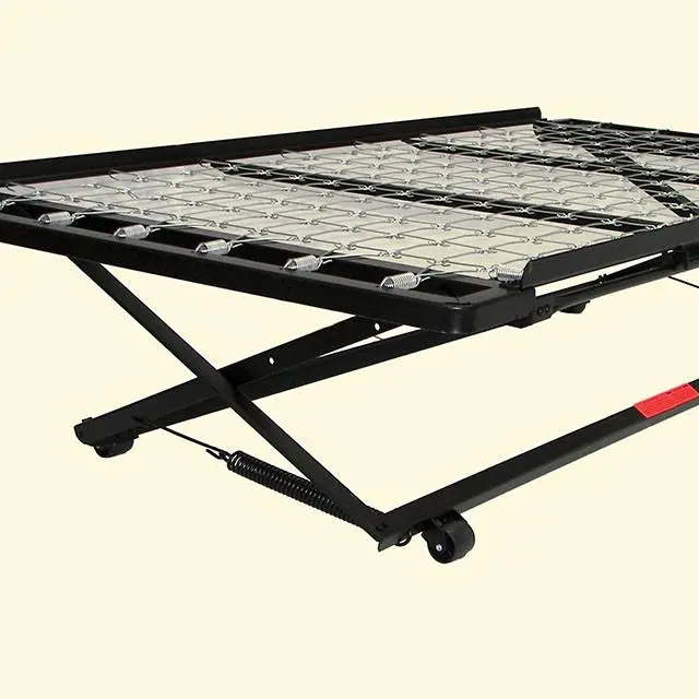 Framos Black 39-Inch Pop-Up Trundle Bed – Space-Saving Solution