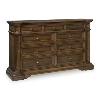 Frantanna 6-Drawer Dresser with Matching Full-Length Mirror