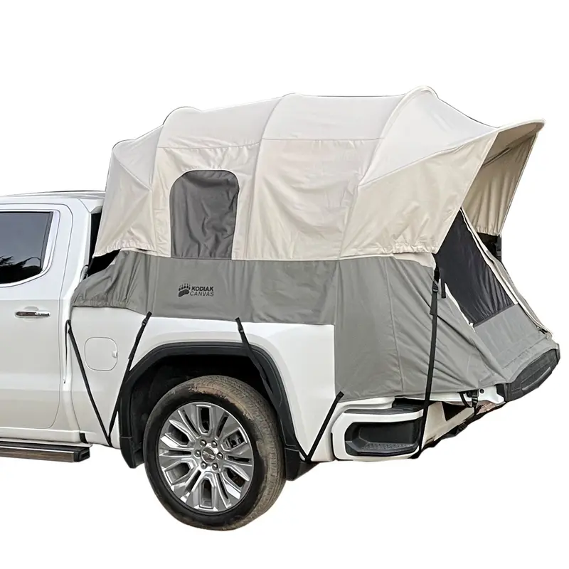 Full-Size Truck Canvas Tent with Integrated Bed Platform