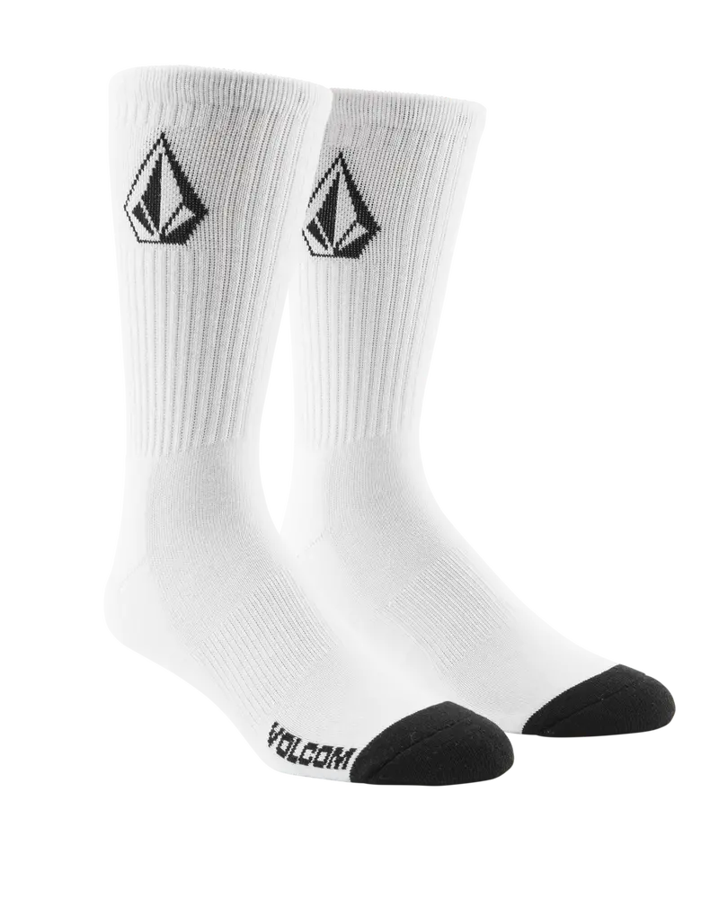 Full Stone Three-Pack Minimalist Socks – Crisp White