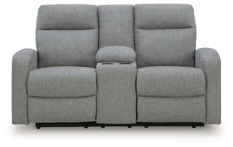 Gauntlet Power Reclining Loveseat Featuring Center Console