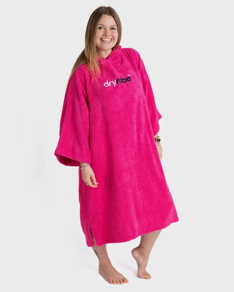 Gentle Organic Cotton Towel for Kids in Pink
