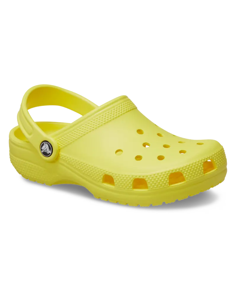 Girls’ Classic Clogs in Cyber Yellow