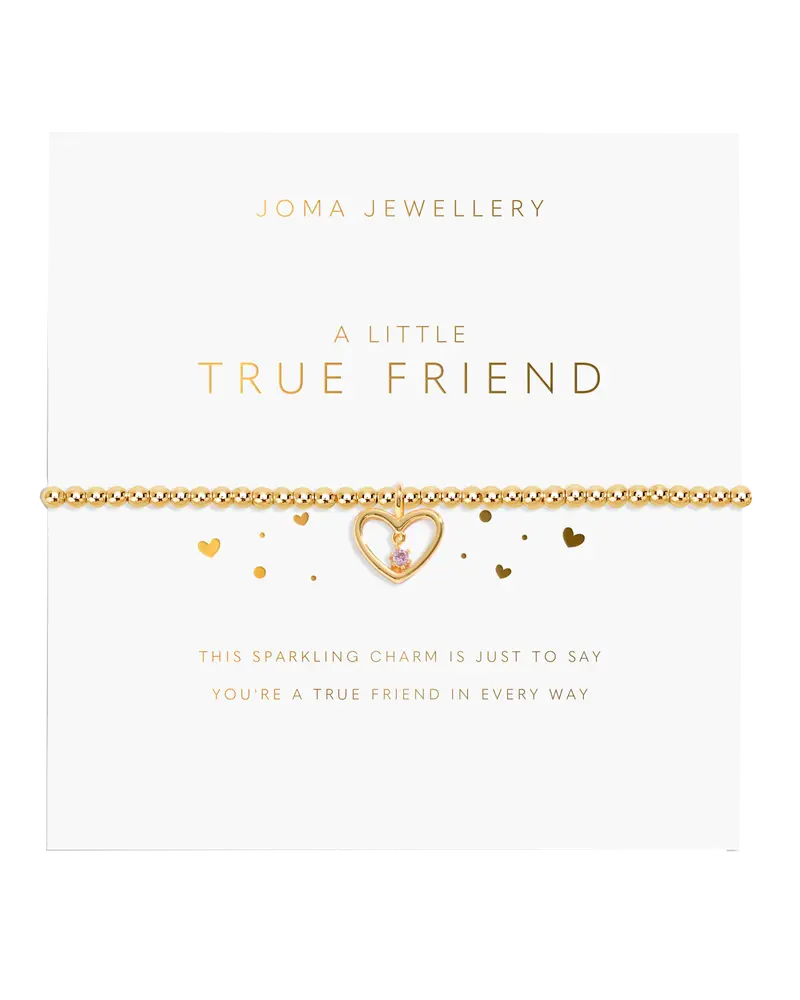 Gold True Friend Friendship Bracelet – Meaningful Token