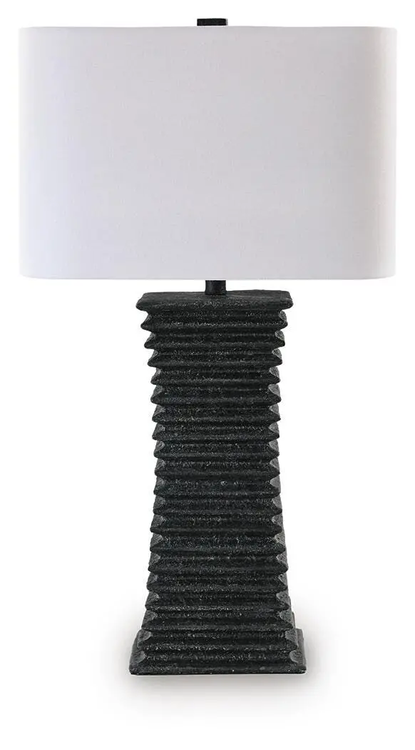 Golzar Adjustable LED Table Lamp with Fabric Shade
