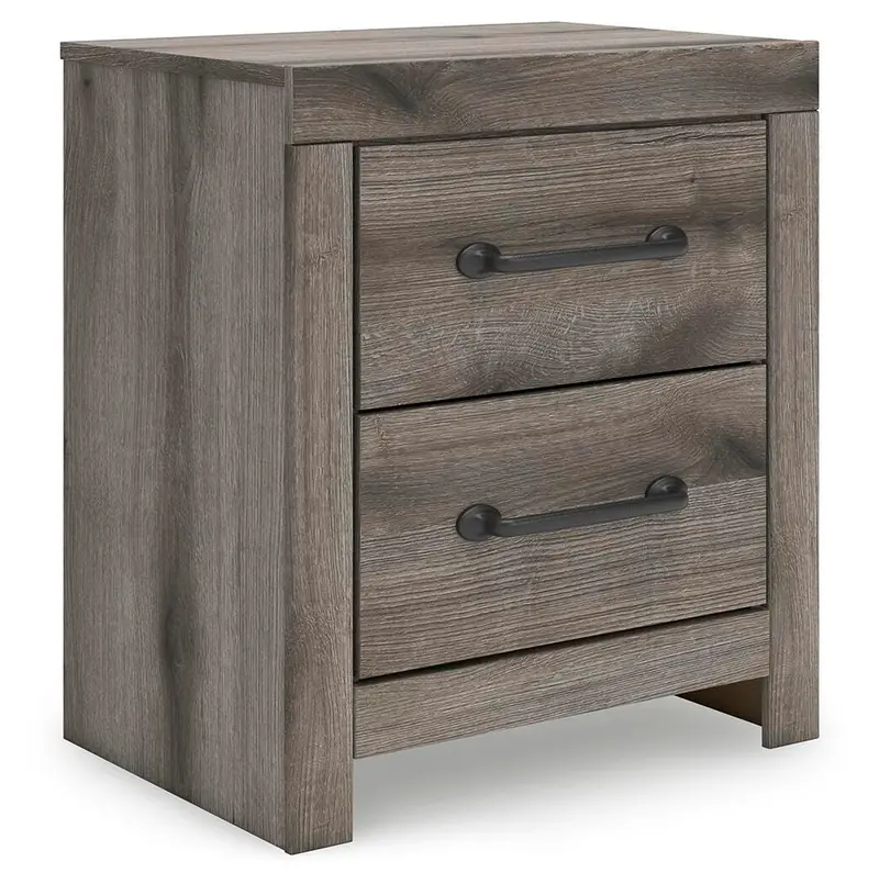 Graystorm Contemporary Wooden Nightstand