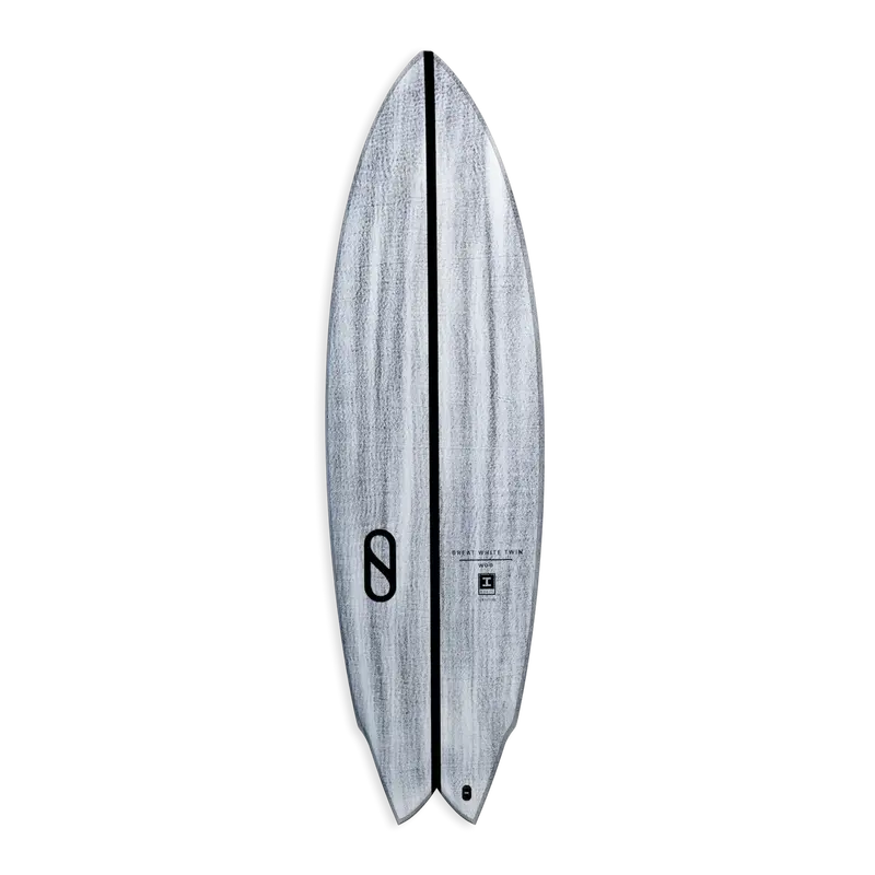 Great White Twin-Fin Surfboard