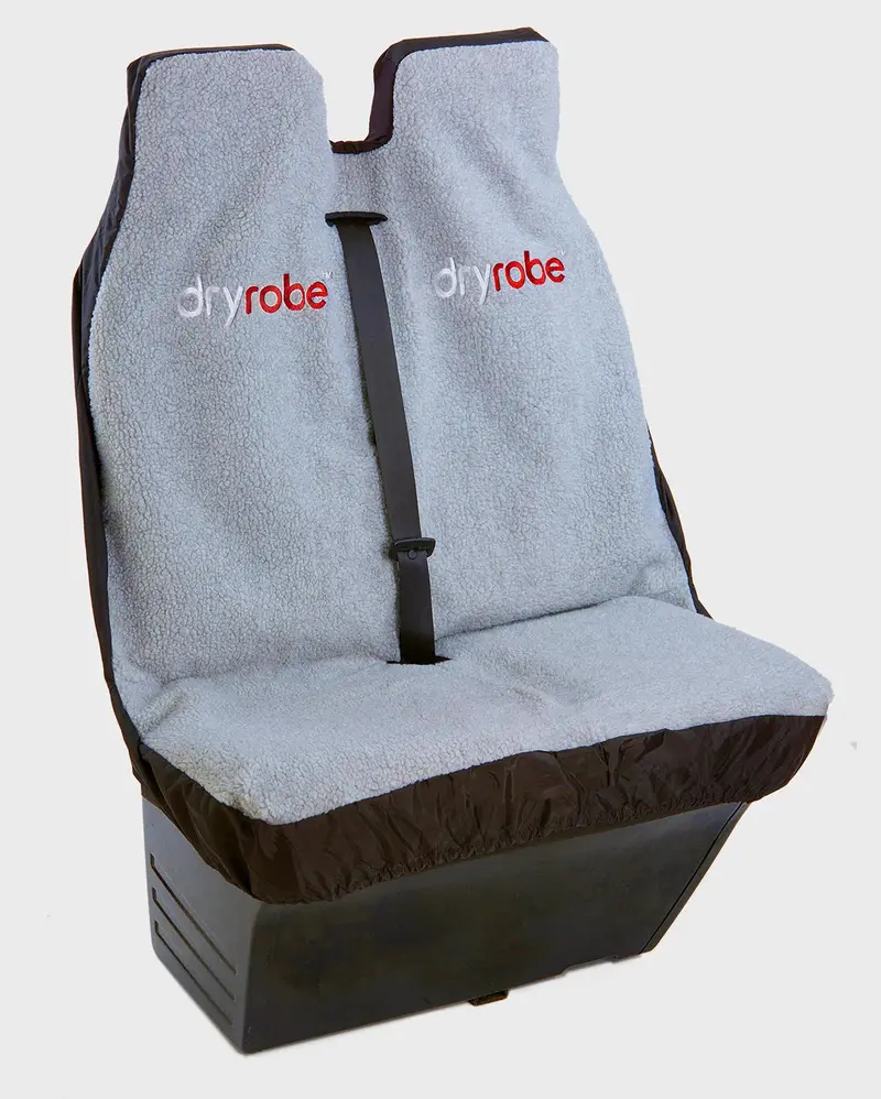 Grey Double Car Seat Cover – Durable Universal Fit