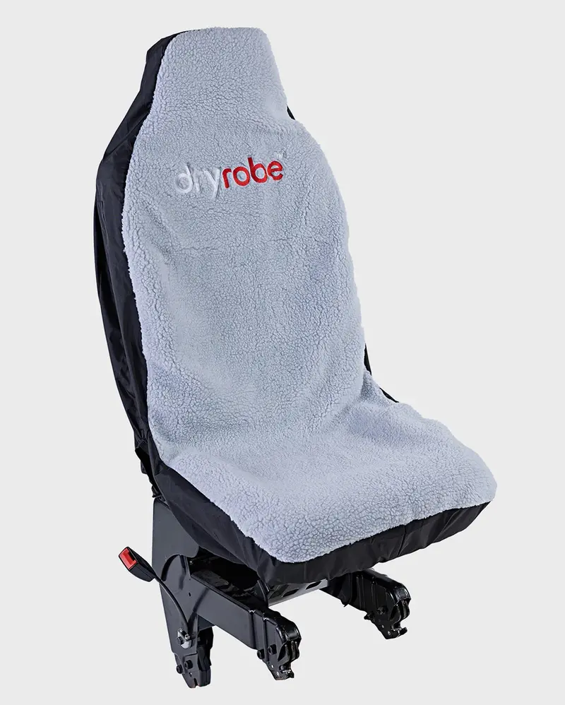 Grey Single-Seat Car Cover for Interior Seat Protection