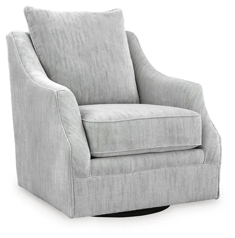Gubbins 360-Degree Swivel Accent Chair with Upholstered Seat