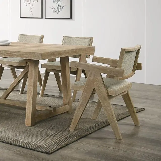 Guisborough Extendable Dining Table – Rustic Oak Finish