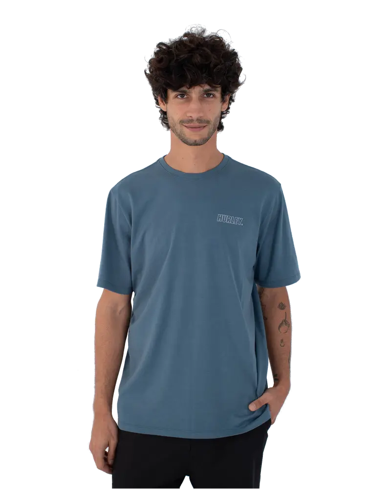 H2O-Dri Fastlane Performance T-Shirt – Grey Teal