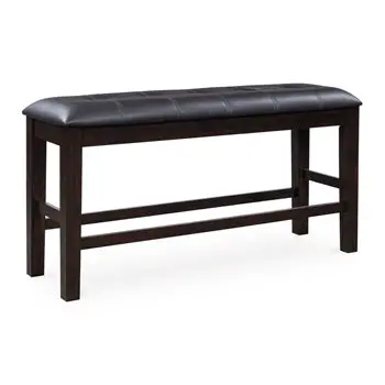 Haddigan Rustic Counter-Height Dining Bench
