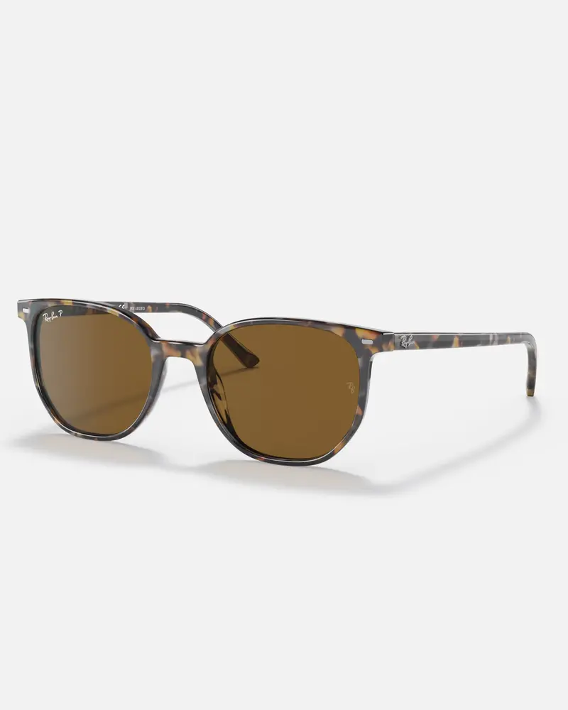Havana Brown and Grey Elliot Polarized Sunglasses