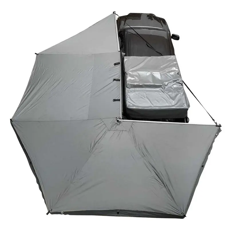 HD Nomadic 270° Awning System with Modular Walls & Mounting Brackets