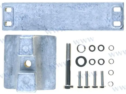 Heavy-Duty Aluminum Anode Kit – Supports 300–350 AL Marine Engines | RECMAR