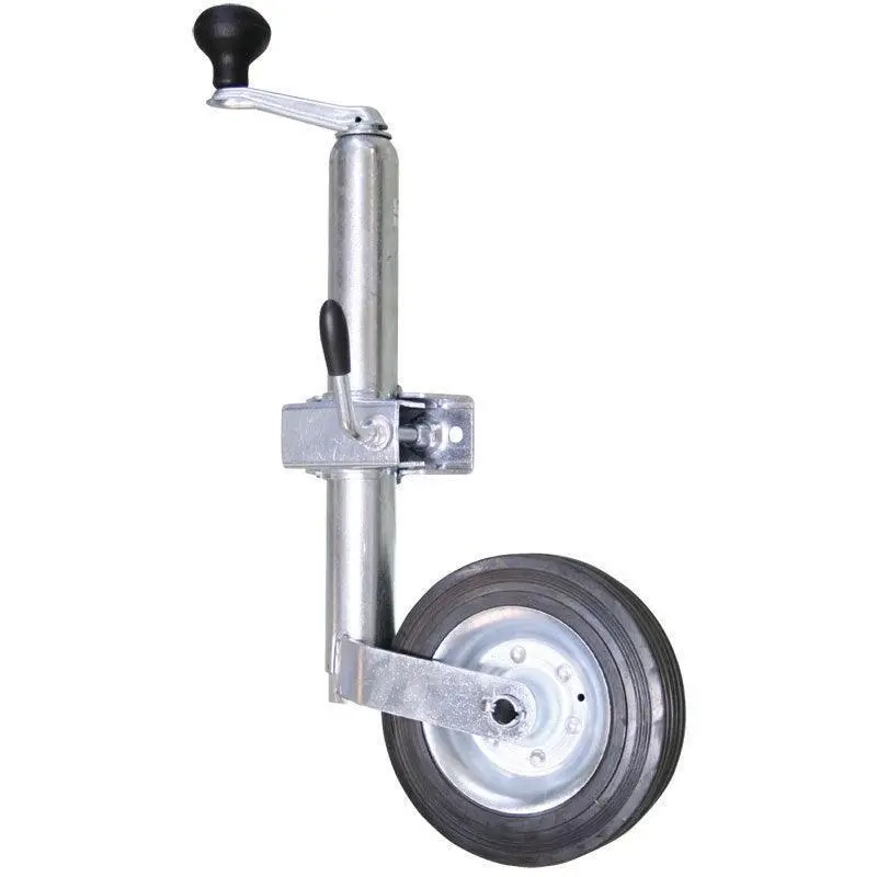 Heavy-Duty Jockey Wheel – 360kg Load Capacity, 500–720mm Height, 200×50mm Tyre | 4Boats