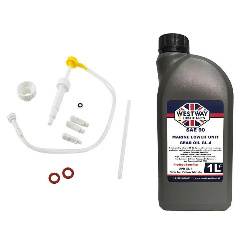 Heavy-Duty Marine Gear Oil Transfer Pump – 1 L Capacity, Fits Yamaha, Mercury, Honda & Suzuki