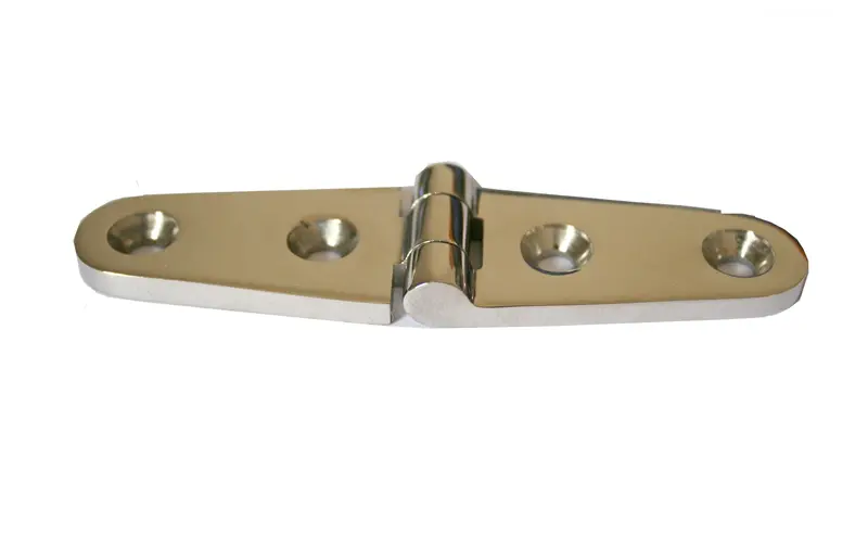 Heavy-Duty Stainless Steel Strap Hinge – 316 A4 Marine-Grade Construction